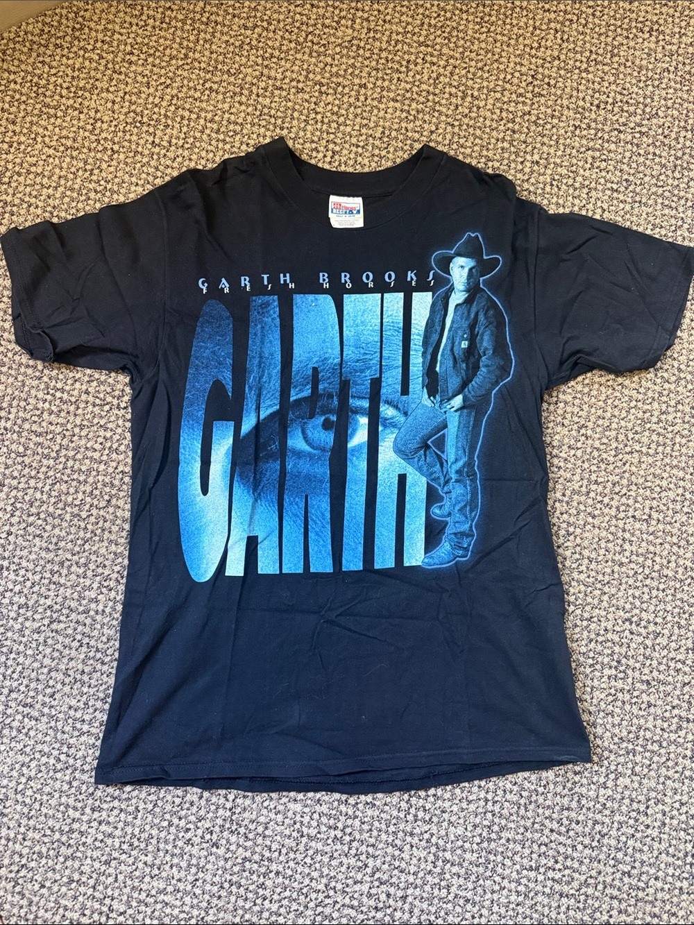 Vintage Garth Brooks Fresh Horses Concert Shirt- Medium